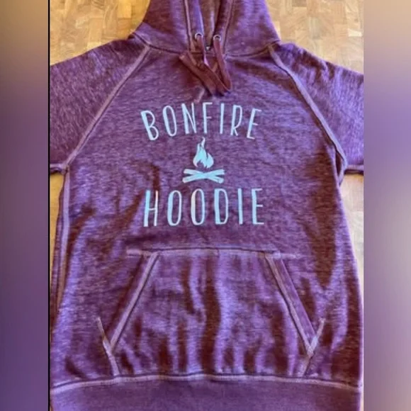 Bonfire Hoodie- Maroon- Women’s Size Medium - Picture 2 of 5